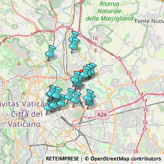 Mappa Via Vallarsa, 00141 Roma RM, Italia (2.9955)