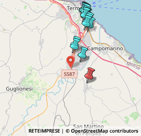 Mappa SS 87 Sannitica - km 215+890, 86039 Termoli CB, Italia (4.4445)