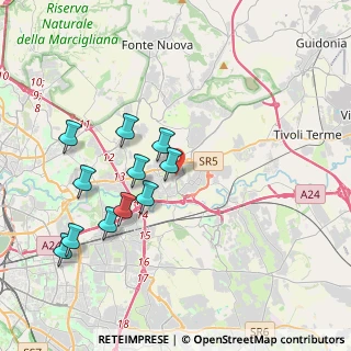 Mappa Via ardito desio, 00131 Roma RM, Italia (4.08545)