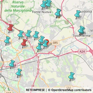 Mappa Via ardito desio, 00131 Roma RM, Italia (5.8665)
