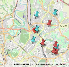 Mappa Via Felice Anerio, 00199 Roma RM, Italia (2.26455)