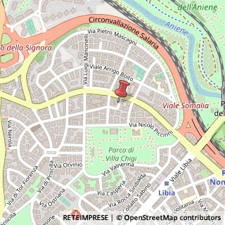 Mappa Via Francesco Paolo Tosti,  18, 00199 Roma, Roma (Lazio)
