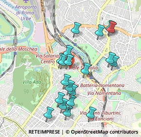 Mappa Via Felice Anerio, 00199 Roma RM, Italia (0.985)