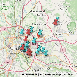 Mappa Via Cossinia, 00131 Roma RM, Italia (8.042)