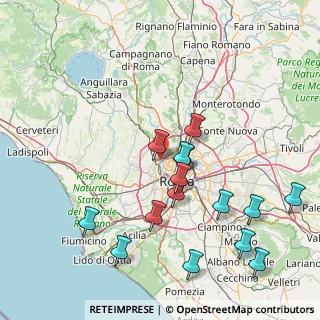 Mappa Via Sangemini, 00135 Roma RM, Italia (18.396)