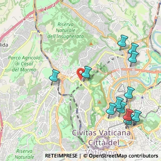 Mappa Via Sangemini, 00135 Roma RM, Italia (2.76583)