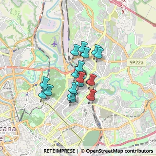 Mappa Via G. Animuccia, 00199 Roma RM, Italia (1.29765)