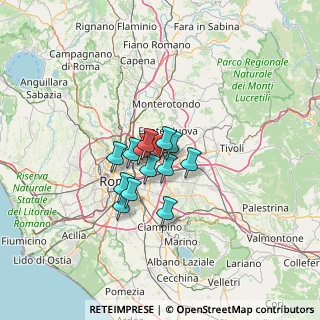 Mappa Via di Torre Rigata, 00131 Roma RM, Italia (8.48385)
