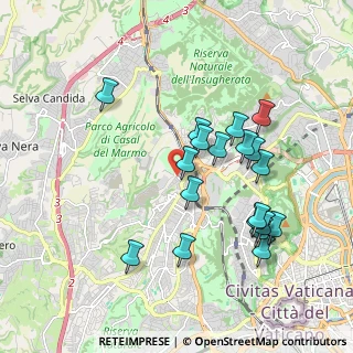 Mappa Via Andrea Verga, 00168 Roma RM, Italia (1.97632)