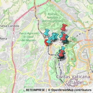 Mappa Via Vado Ligure, 00168 Roma RM, Italia (1.452)