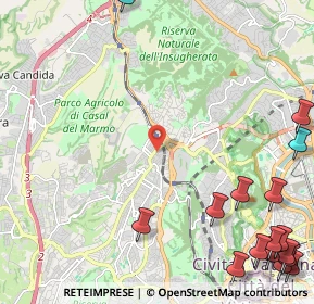 Mappa Via Vado Ligure, 00168 Roma RM, Italia (3.80938)