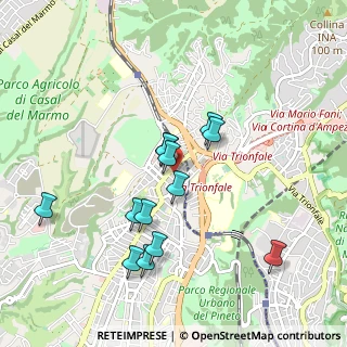 Mappa Via Vado Ligure, 00168 Roma RM, Italia (0.91)