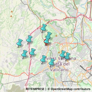 Mappa Via Vado Ligure, 00168 Roma RM, Italia (3.55273)
