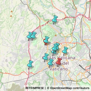 Mappa Via Vado Ligure, 00168 Roma RM, Italia (3.40583)