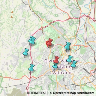 Mappa Via Vado Ligure, 00168 Roma RM, Italia (3.97909)