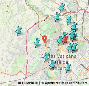 Mappa Via Vado Ligure, 00168 Roma RM, Italia (4.7465)