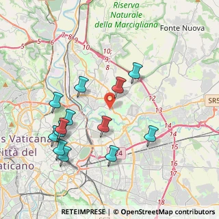 Mappa Via Fiori Adriano, 00156 Roma RM, Italia (4.26692)