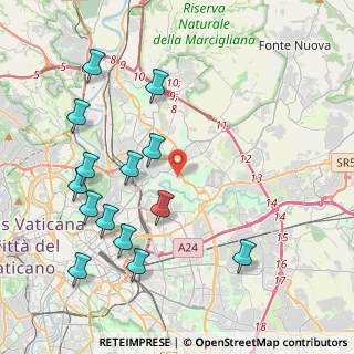Mappa Via Fiori Adriano, 00156 Roma RM, Italia (4.93214)