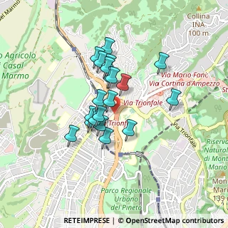 Mappa Via Enrico Pestalozzi, 00168 Roma RM, Italia (0.697)