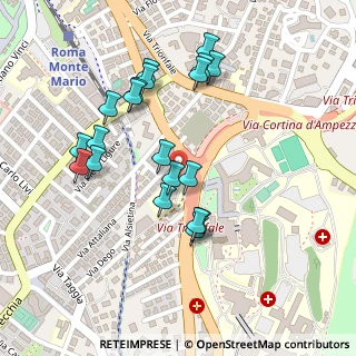 Mappa Via Tommaso Pendola, 00168 Roma RM, Italia (0.2415)