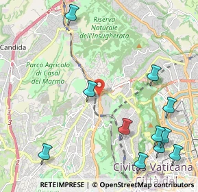 Mappa Via Tommaso Pendola, 00168 Roma RM, Italia (2.95273)