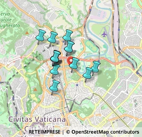 Mappa Lungotevere dell'Acqua Acetosa, 00196 Roma RM, Italia (1.22357)