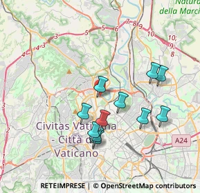 Mappa Lungotevere dell'Acqua Acetosa, 00196 Roma RM, Italia (3.59182)