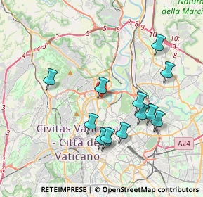 Mappa Lungotevere dell'Acqua Acetosa, 00196 Roma RM, Italia (3.95462)