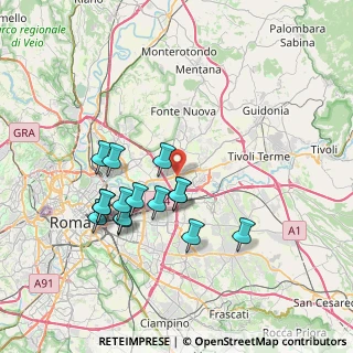 Mappa Via Montorio Romano, 00131 Roma RM, Italia (7.254)