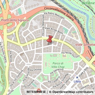 Mappa Via Alfonso Rendano, 27, 00199 Roma, Roma (Lazio)