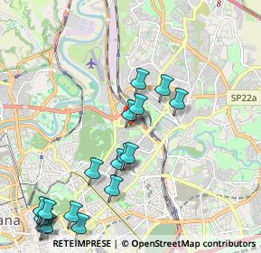 Mappa Viale Somalia, 00199 Roma RM, Italia (2.62944)