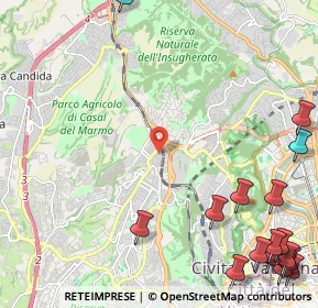 Mappa Via Pieve Ligure, 00168 Roma RM, Italia (3.75875)