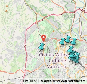 Mappa Via Pieve Ligure, 00168 Roma RM, Italia (5.51909)