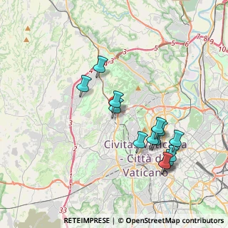 Mappa Via Pieve Ligure, 00168 Roma RM, Italia (4.06357)