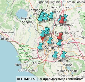 Mappa Via Pieve Ligure, 00168 Roma RM, Italia (12.98647)