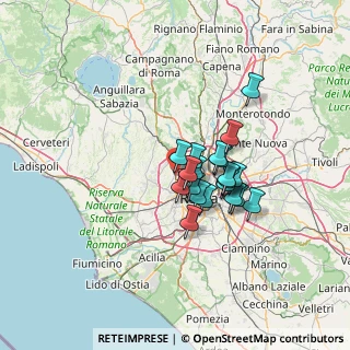 Mappa Via Paolo Fiordespini, 00168 Roma RM, Italia (9.8025)