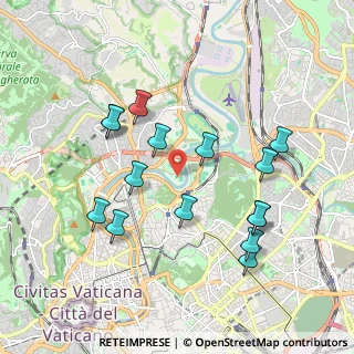 Mappa Via delle Fornaci di Tor di Quinto, 00191 Roma RM, Italia (2.02667)