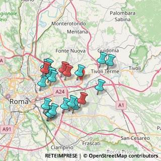 Mappa Via Cepagatti, 00131 Roma RM, Italia (7.522)