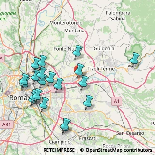 Mappa Via Cepagatti, 00131 Roma RM, Italia (9.6815)