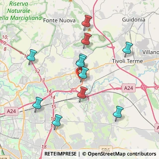 Mappa Via Cepagatti, 00131 Roma RM, Italia (4.09818)