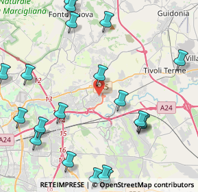 Mappa Via Cepagatti, 00131 Roma RM, Italia (5.8925)