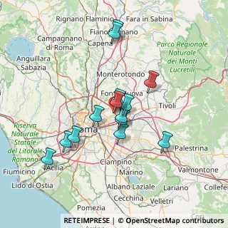Mappa Via Monteleone di Fermo, 00156 Roma RM, Italia (12.58571)