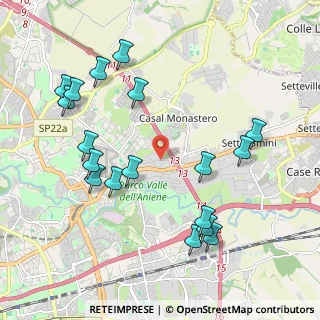 Mappa Via Monteleone di Fermo, 00156 Roma RM, Italia (2.39556)