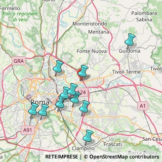 Mappa Via Monteleone di Fermo, 00156 Roma RM, Italia (8.57818)