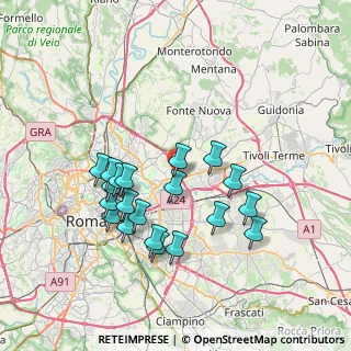 Mappa Via Monteleone di Fermo, 00156 Roma RM, Italia (7.315)