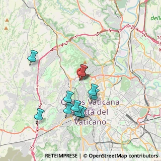 Mappa Via Guido Alfani, 00135 Roma RM, Italia (3.62545)