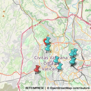 Mappa Via Guido Alfani, 00135 Roma RM, Italia (5.06636)