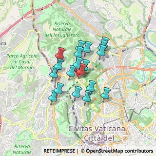 Mappa Via Guido Alfani, 00135 Roma RM, Italia (1.31421)
