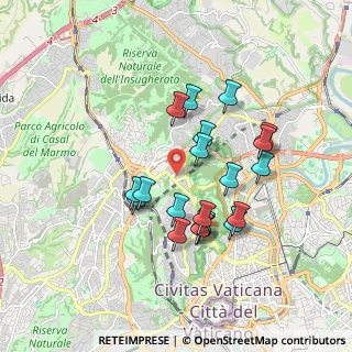 Mappa Via Guido Alfani, 00135 Roma RM, Italia (1.6605)