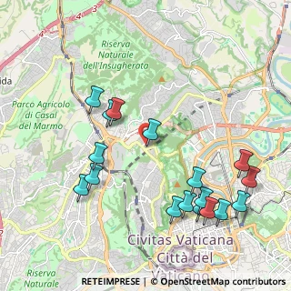 Mappa Via Guido Alfani, 00135 Roma RM, Italia (2.42529)